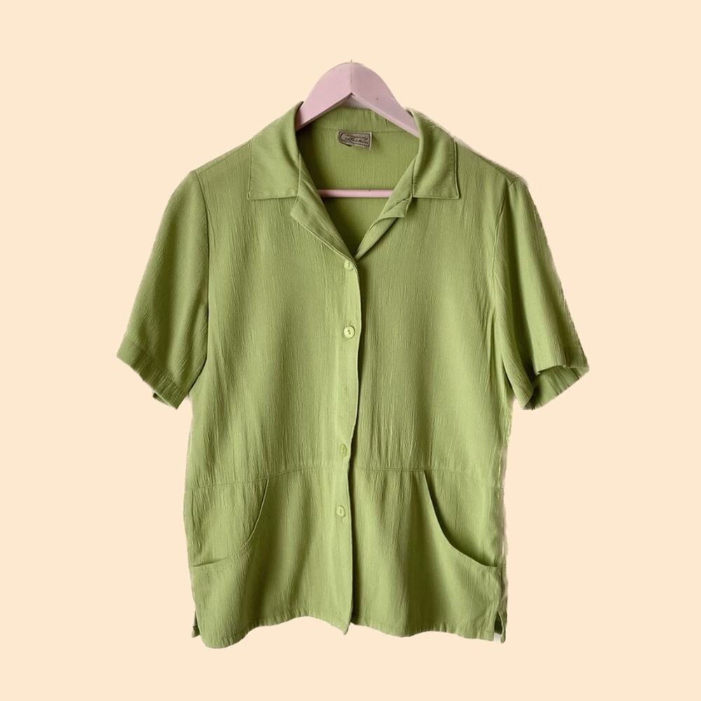 Vintage Button-Down Top Size Medium